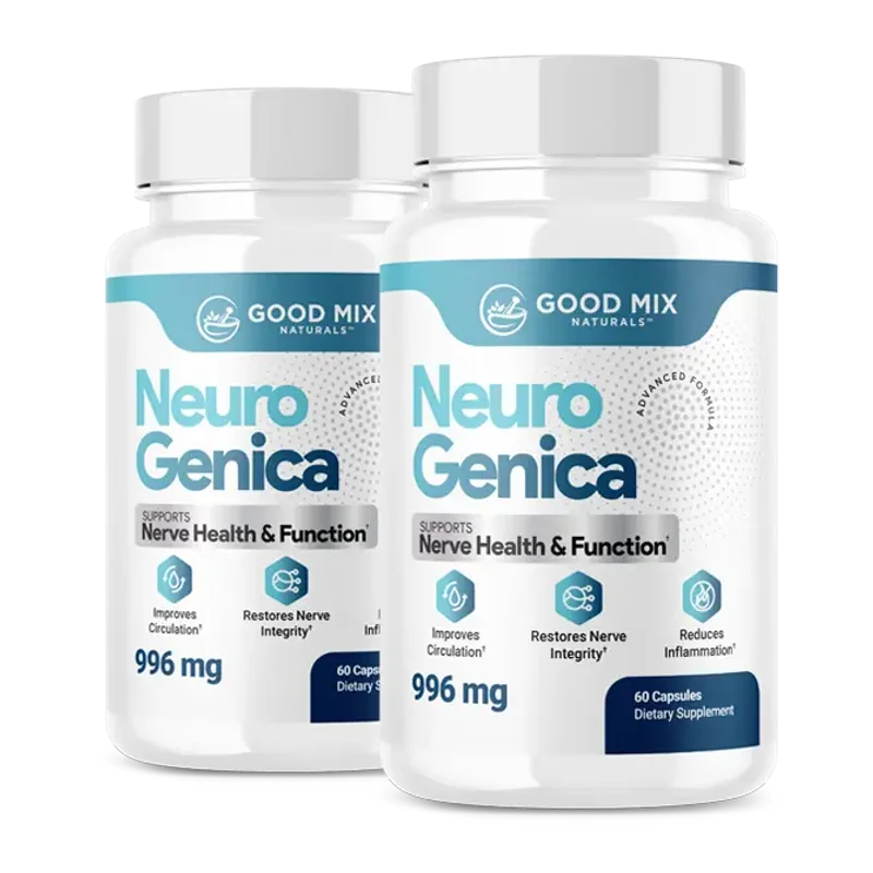 NeuroGenica Natural Cognitive Formula — 2 Bottle / 60 Day Pack