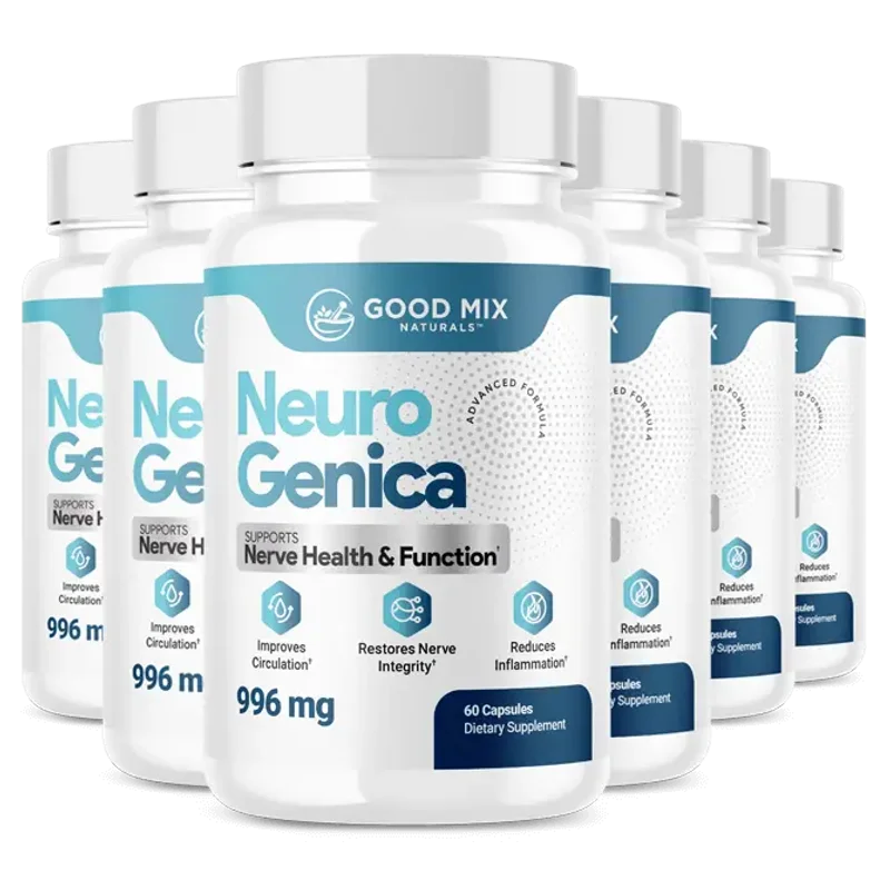 NeuroGenica Natural Cognitive Formula — 6 Bottle / 180 Day Pack