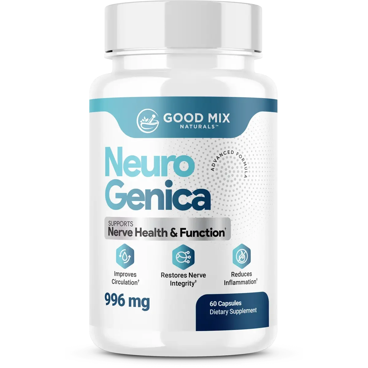 NeuroGenica Natural Cognitive Formula — Front Label